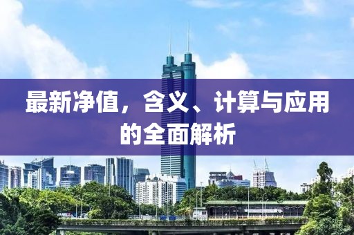 最新净值，含义、计算与应用的全面解析