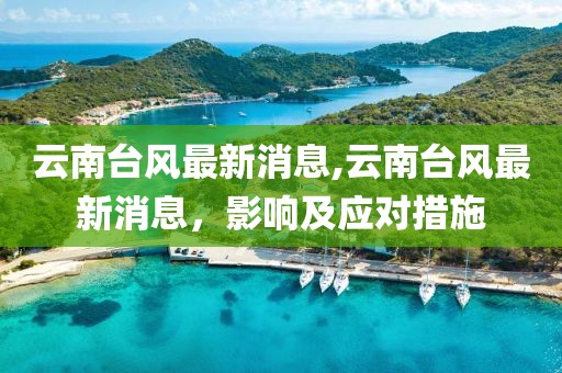 云南台风最新消息,云南台风最新消息，影响及应对措施