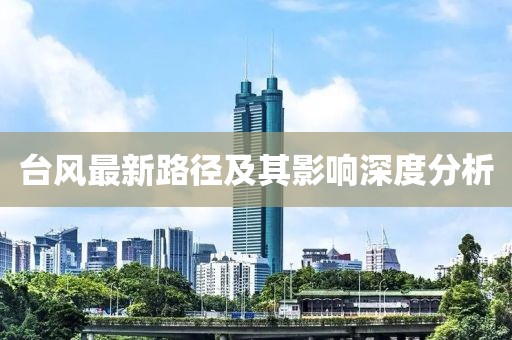 台风最新路径及其影响深度分析