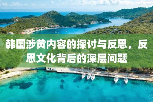 韩国涉黄内容的探讨与反思，反思文化背后的深层问题