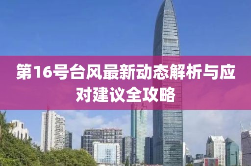 第16号台风最新动态解析与应对建议全攻略